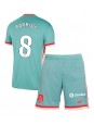 Atletico Madrid Pablo Barrios #8 Replika Borta Kläder Barn 2024-25 Kortärmad (+ byxor)